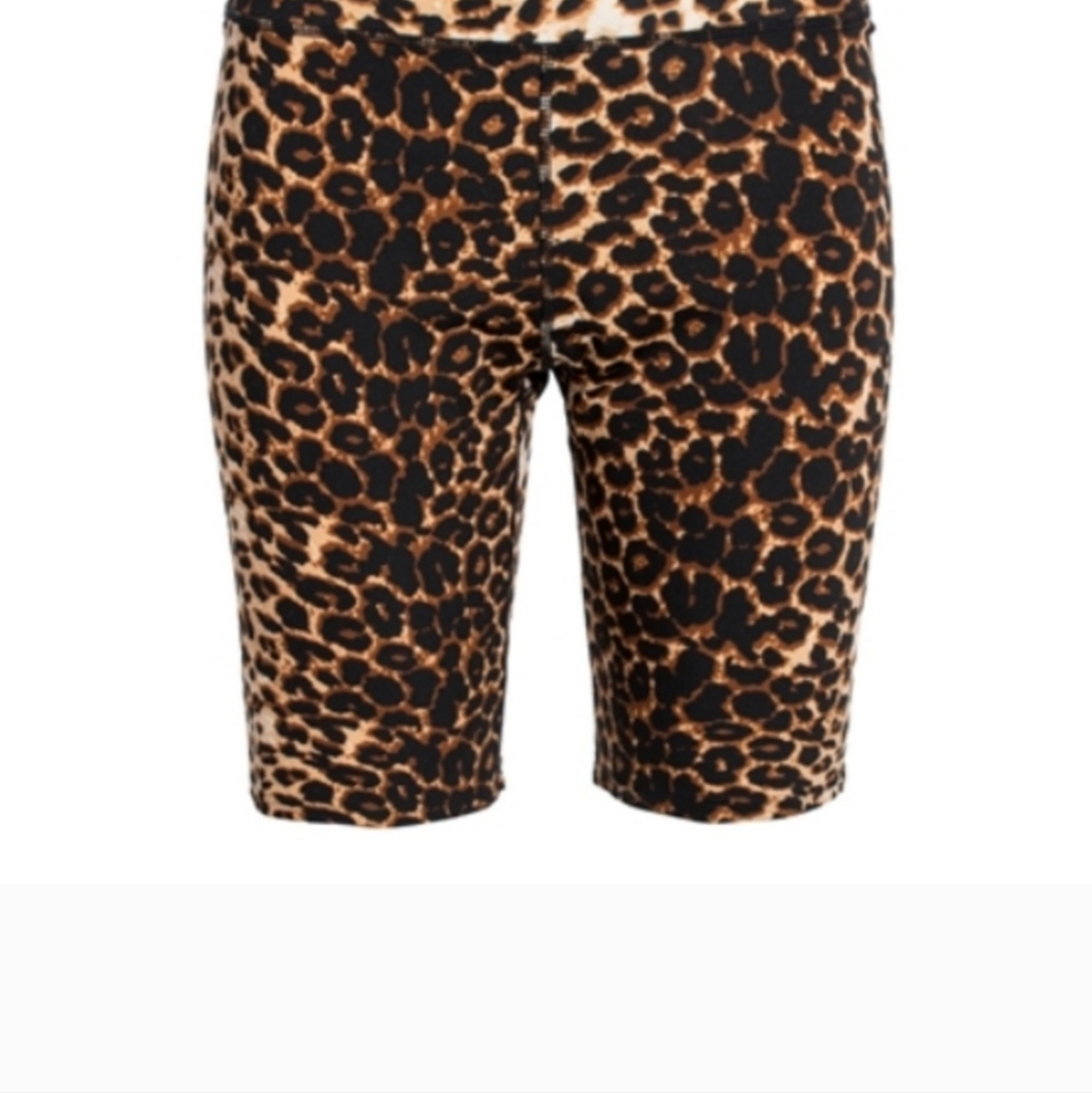 Sexy Leopard workout bike shorts